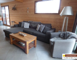 LA BRESSE, CHALET CUNY DE 2014, avec terrasse, sauna et poele a bois; vendu meublé équipé.