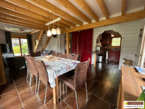 PROCHE CENTRE, TERRASSE PLEIN SUD, CHALET 88 m² 4 PIECES 2 SALLES D’EAU