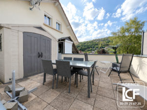 LA BRESSE, appartement avec grande terrasse